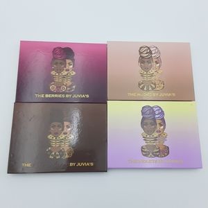 Juvias Place 6 Pan Eyeshadow Palette Lot of 4